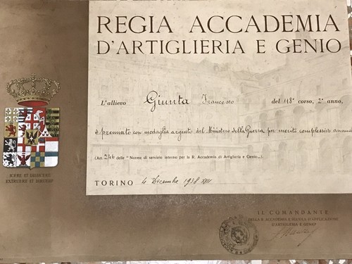 Diploma regia accademia