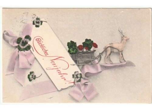 1907 cartolina decorazione