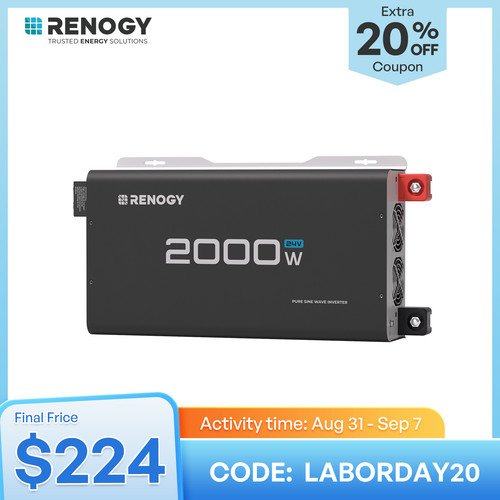 Renogy 2000w 24v - pure, sine