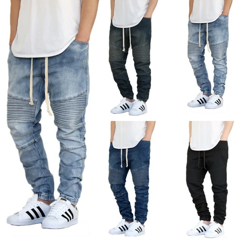 Pantalone jogger uomo biker - pantalone,