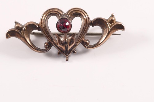 Spilla argento con pietra