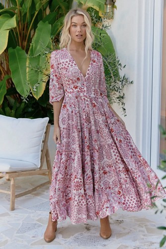 Maxi abito donna estivo boho