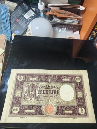 Rara 1000 lire grande - r, "m"