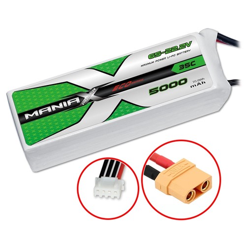 Maniax 5000mah 35c 6s - 5000mah,