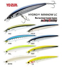 ARTIFICIALE YO-ZURI HYDRO MINNOW LONG CAST SPINNING LECCIA SERRA TONNI