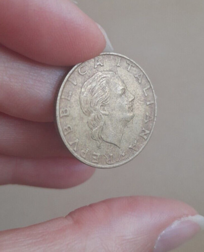 Moneta 200 lire del - moneta,