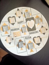 Fornasetti piero piatto calendario 1980