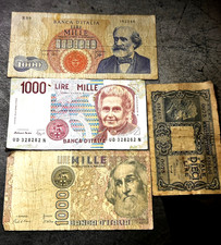 Collection of 4 Italia Lire