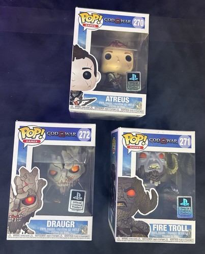Lotto funko pop god war - of,