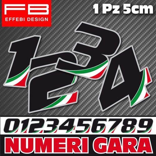 Adesivi stickers numeri - adesivi,