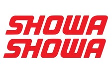 2 Adesivi SHOWA ROSSO LUCIDO