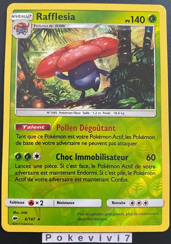 Carte pokemon rafflesia 147 - pokemon, 6/147