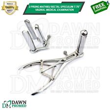 Mathieu Speculum Anale 3 Punte 7,75" Dilatazione Esame Rettale Medico Ist Tedesco Gr