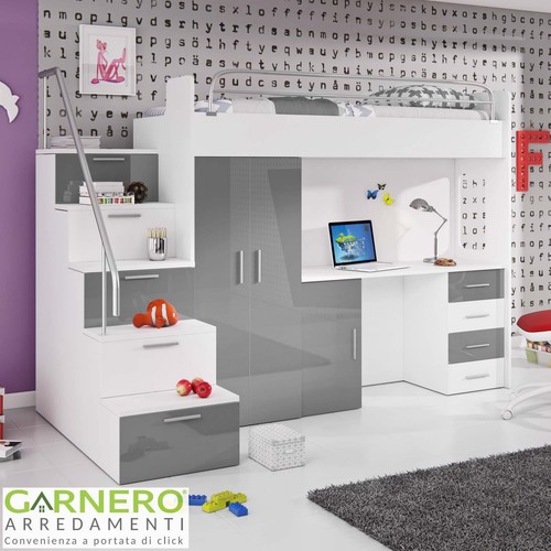 Cameretta per bambini bianco