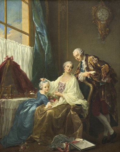 Dipinto olio giovane coppia