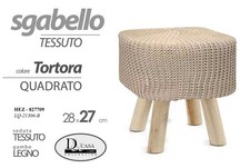 Pouf sgabello poggiapiedi - pouf,