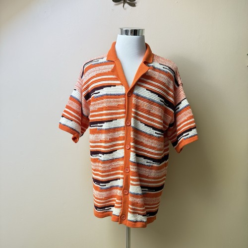 Camicia zara arancione righe - zara, a