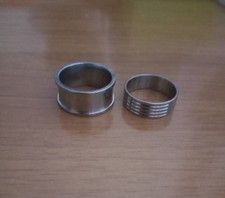 Coppia Di Anelli, Alla Feshion, Stile Camorrista di Acciaio Inossidabile, Da Uom