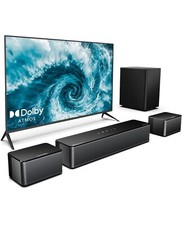 Soundbar Dolby Atmos ULTIMA D60 5.1 con subwoofer wireless, altoparlanti surround