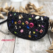 ZARA BORSA NERA GIOIELLI PERLE