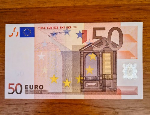 Rara banconota euro 2002 - rara,