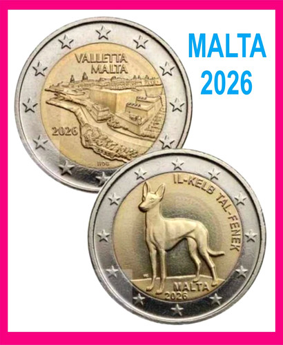 Malta 2026 monete da 2 - ,