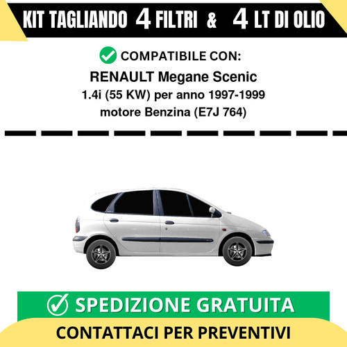 Tagliando per renault - per, megane
