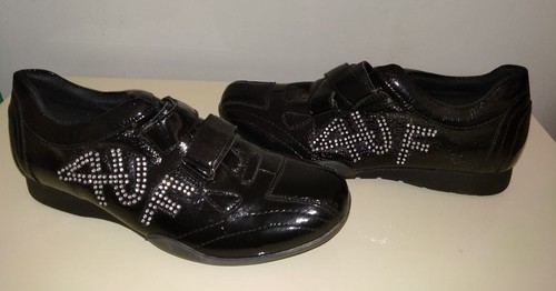 Scarpe donna nere lucide con - nere,