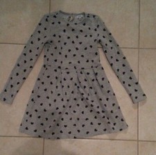lotto 575b vestito abito bimba bambina grigio OVS 7/8 anni