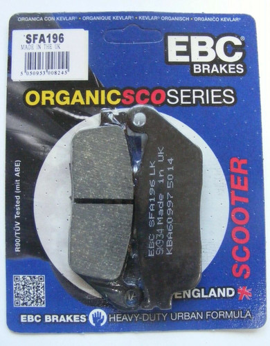 Coppia pastiglie anteriori ebc - coppia,