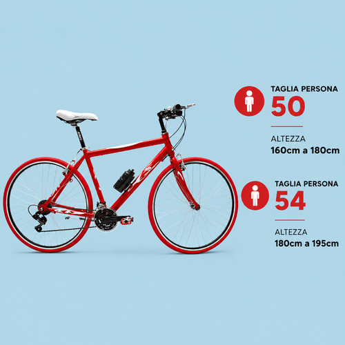 Bici ibrida uomo - bici,