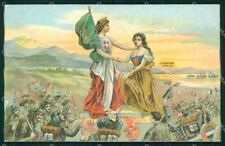 WW1 WWI Propaganda Tricolore Bersaglieri Alpini cartolina XB5806