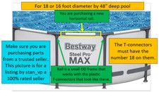 Bestway guida orizzontale 18