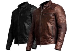 Giacca Moto Uomo Café Racer