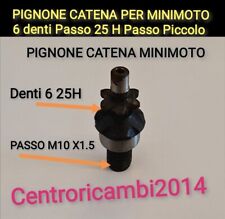 PIGNONE CATENA 6 DENTI PER