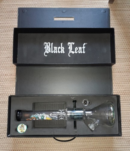 Bong ice black leaf - bong, h50cm