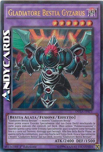 Gladiatore bestia gyzarus - bestia,