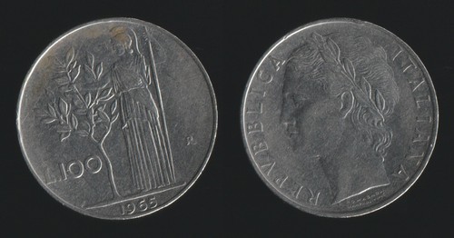 100 lire 1965 - 1965,
