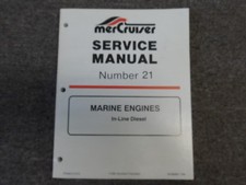 1994 MerCruiser # 21 Motori Marini In-Line Diesel Manuale Di Servizio OEM 94