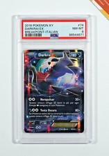 Pokemon PSA 8 Darkrai Ex #74 XY Turbocrash 2016 Italiano
