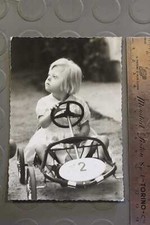 Cartolina Epoca Auto a Pedali Pedal Car Giordani Go Kart Vintage anni '60