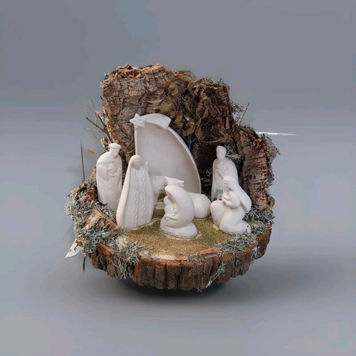 Presepe artigianale con