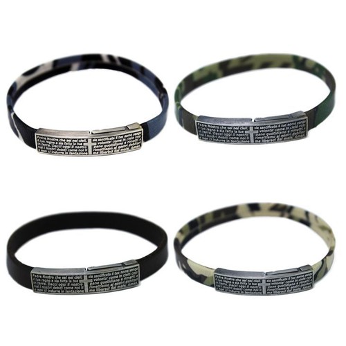Bracciale pelle amen con - amen,