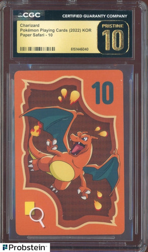Cgc pristine charizard 2022 - 10,