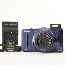 Nikon Coolpix S9300 blu con
