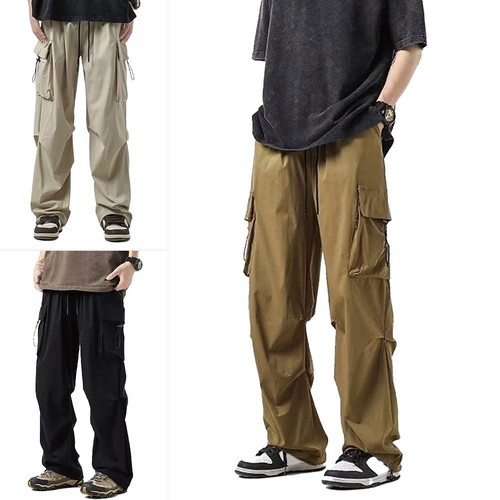 Pantaloni cargo uomo gamba