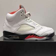 Nike Air Jordan 5 rosso fuoco