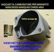 VASCHETTA CARBURATORE PER MINIMOTO MINICROSS MINIQUAD AVT 2T CINESI ARIA 
