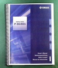 Yamaha P-85 Instruction