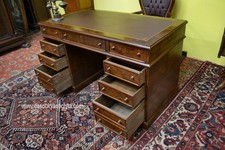 Scrivania ministeriale da centro stile inglese